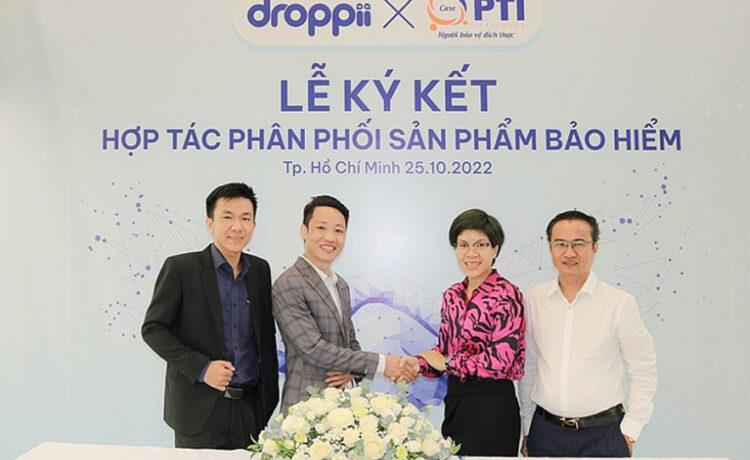 PTI ký kết hợp tác kinh doanh bảo hiểm với Droppii