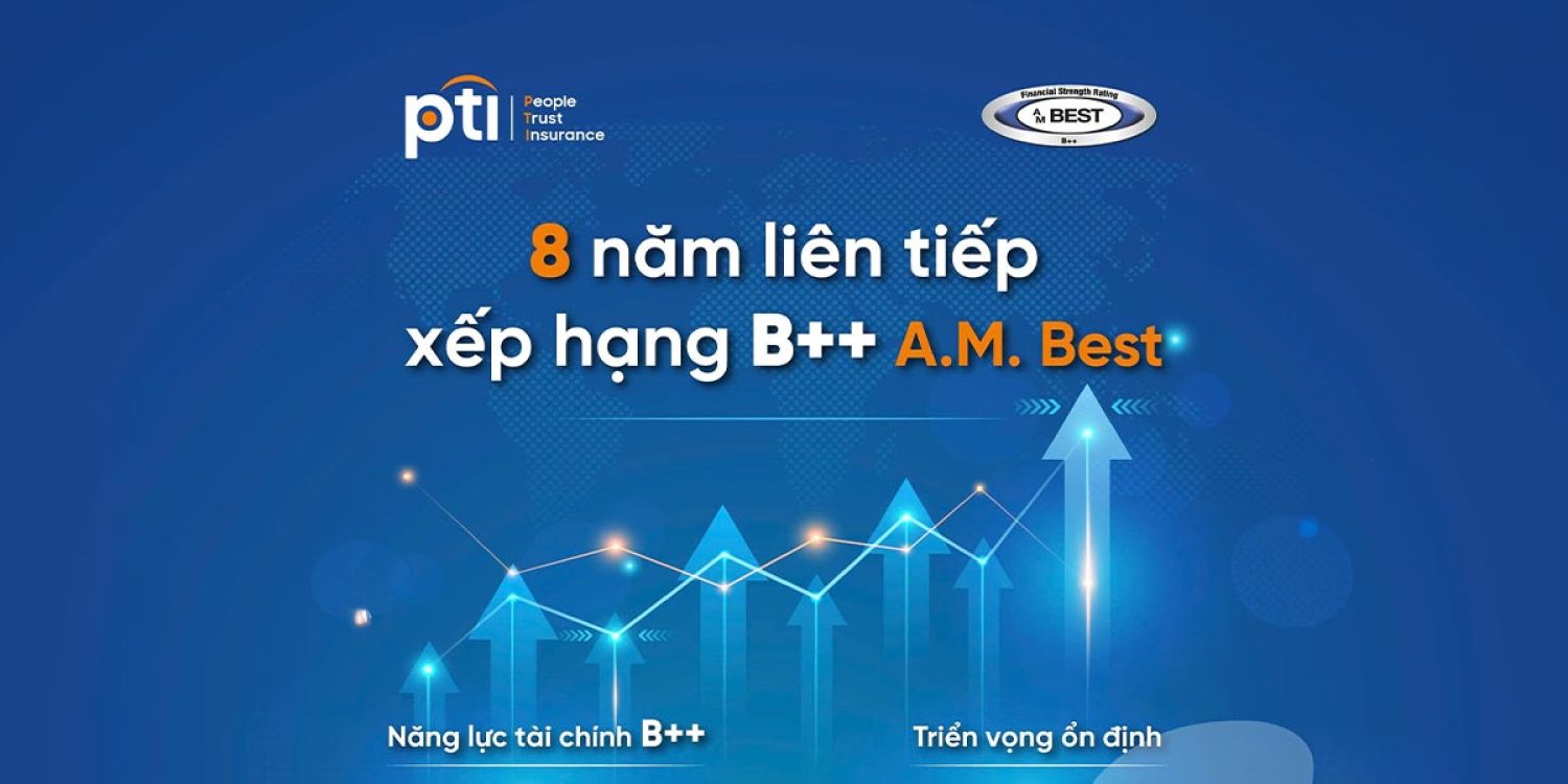 Không chỉ là một con số, 8 năm liên tiếp duy trì xếp hạng B++ (Tốt) từ A.M. Best là lời khẳng định đanh thép về năng lực tài chính và quản trị rủi ro bền vững của PTI. Bước sang năm 2026 với tâm thế bứt phá, PTI tiếp tục củng cố niềm tin tuyệt đối nơi khách hàng và đối tác, xứng đáng là 'tấm lá chắn' tin cậy cho mọi hành trình